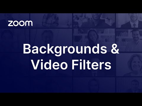 Zoom Virtual Backgrounds and Video Filters