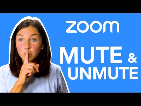 Zoom: How to Mute &amp; Unmute Yourself in a Live Zoom Meeting - How to Turn Your Microphone On &amp; Off