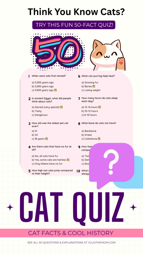 cool facts about cats