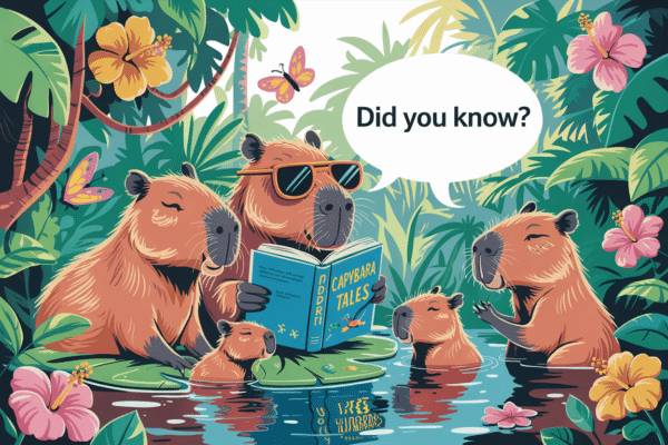 15 Cool Facts About Capybaras with Video, Quiz, and Capybara Puzzle
