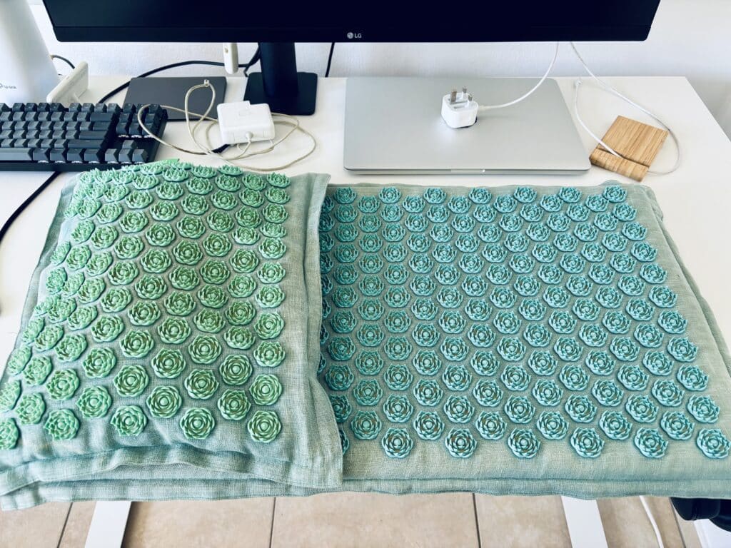 Acupressure Large Mat and Pillow Set Pranamat