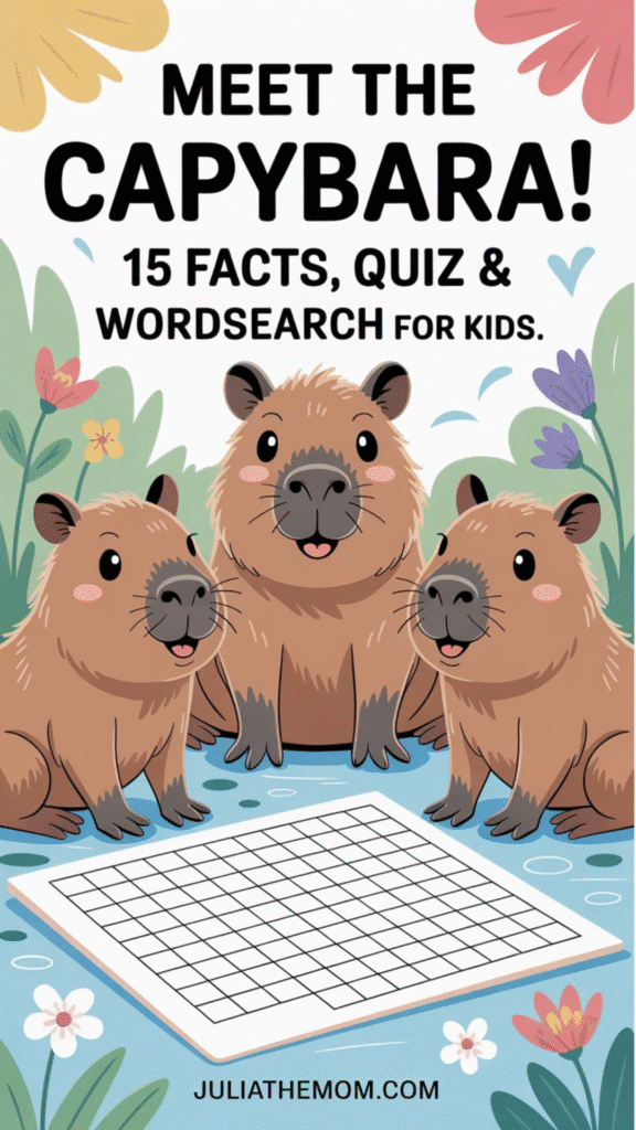 cool facts about capybaras