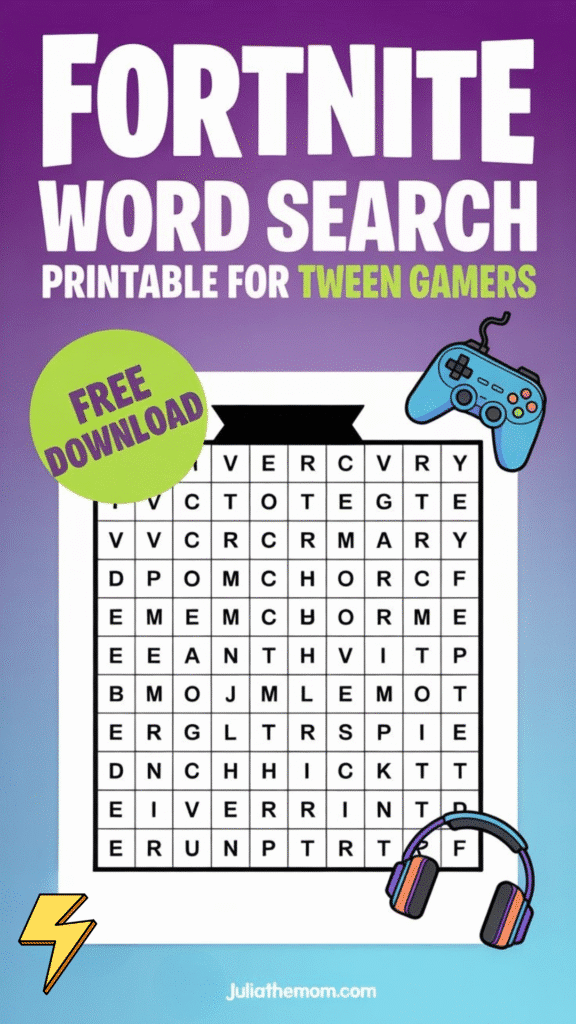 fortnite word search