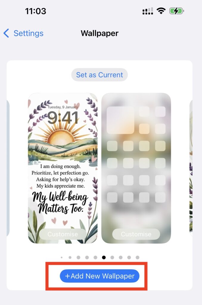 how to customize wallpaper on iphone 3