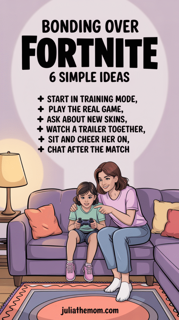 mom and daughter bondin