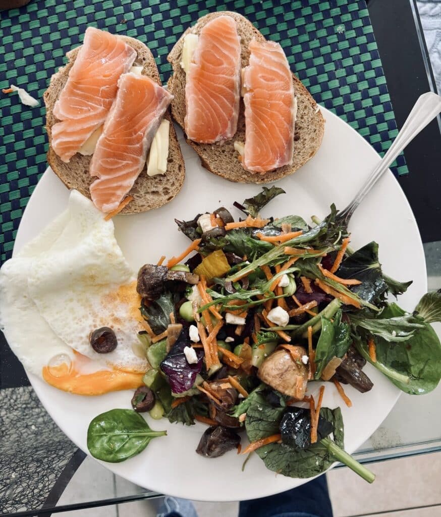 protein breakfast sandwich 1