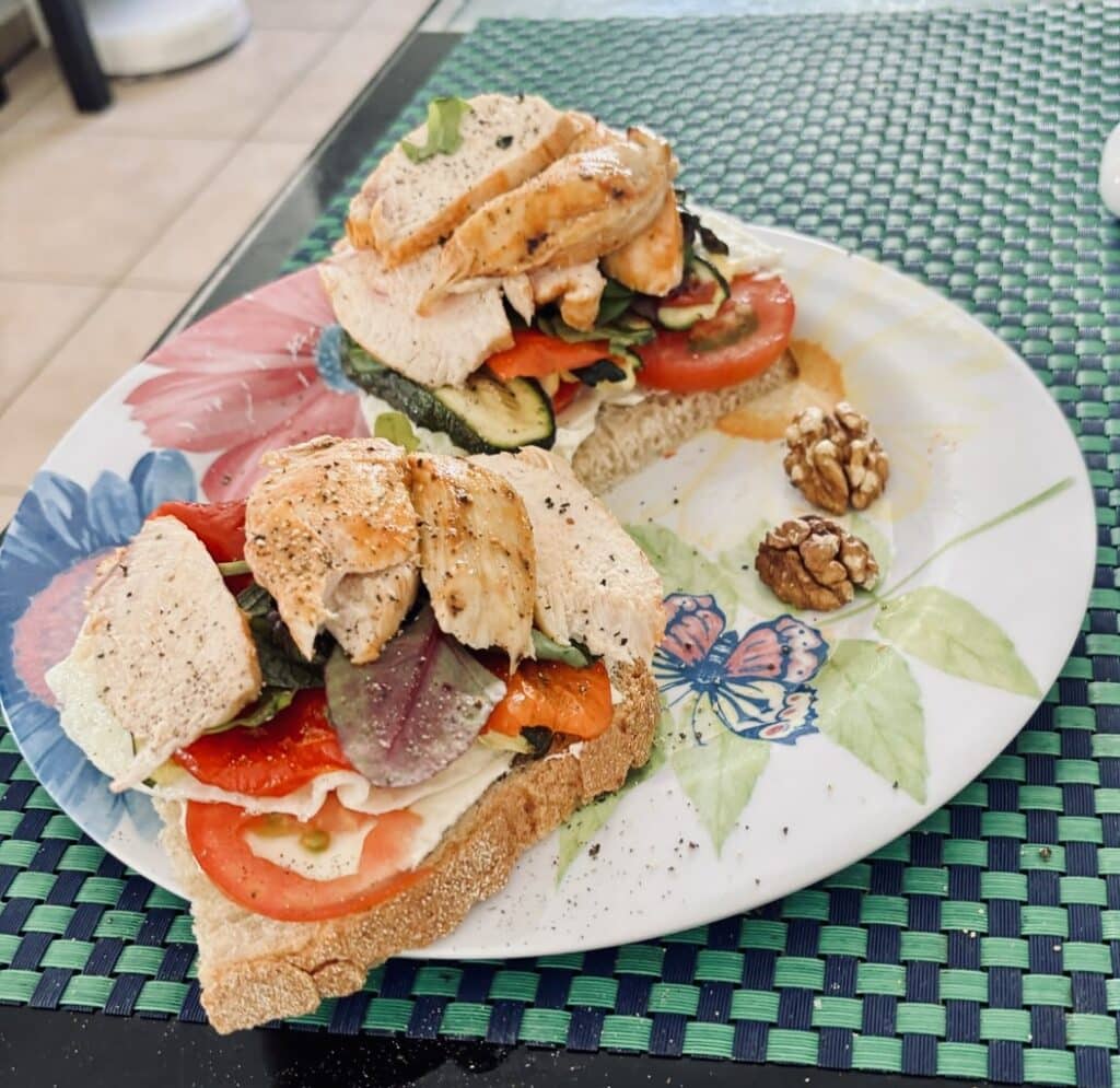 protein breakfast sandwich