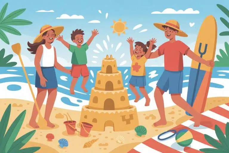 Read more about the article 20 Fun Beach Day Family Activities for Preteens
