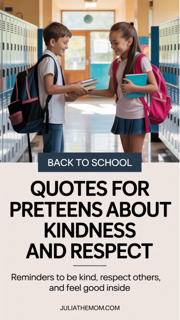 Quotes for Tweens About Kindness and Respect