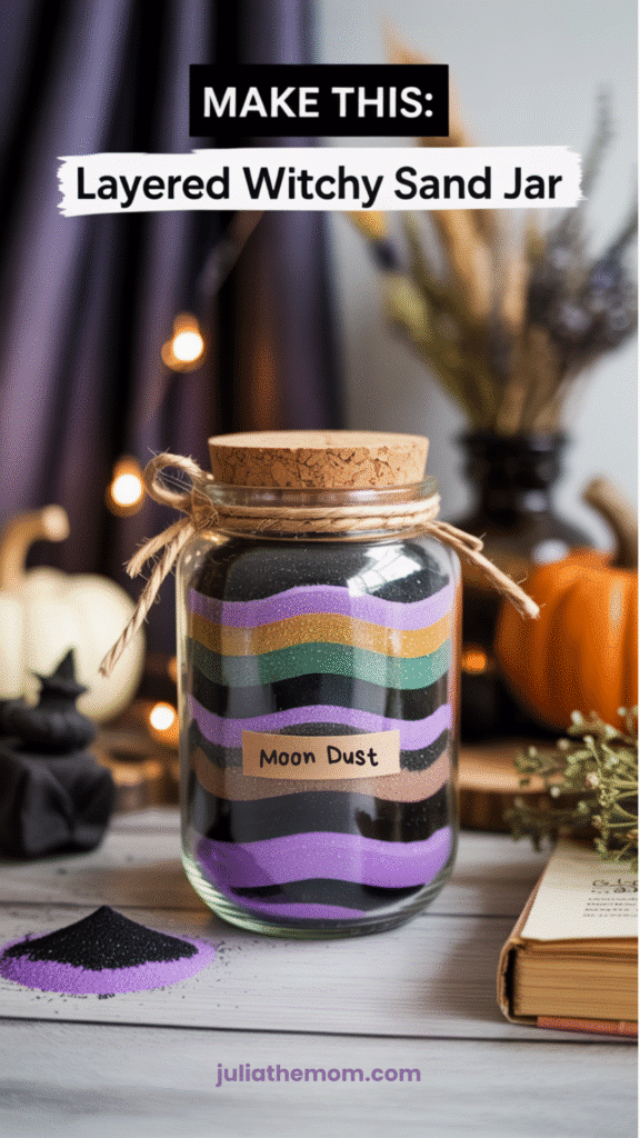 Simple Halloween Crafts_Witchy Sandy Jar